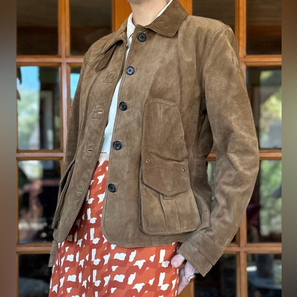 NWT Ralph Lauren Suede Hunting Jacket